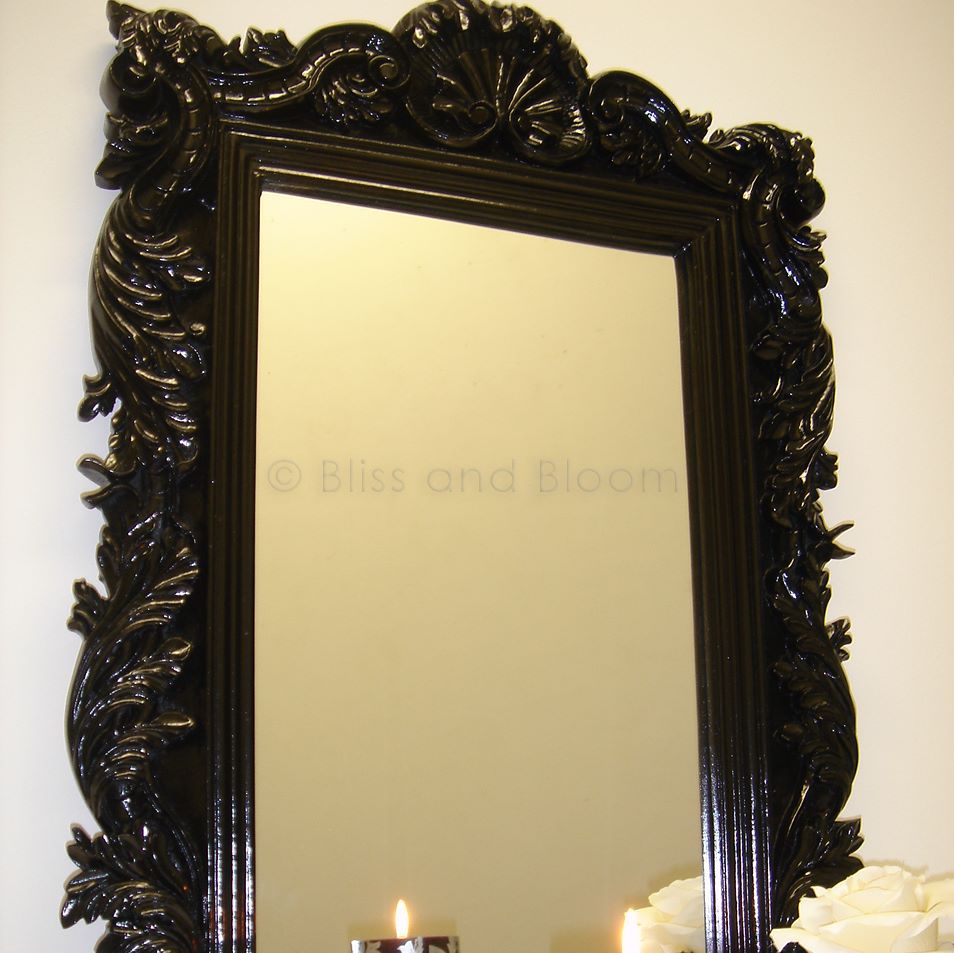 Black wall mirror Bliss and Bloom